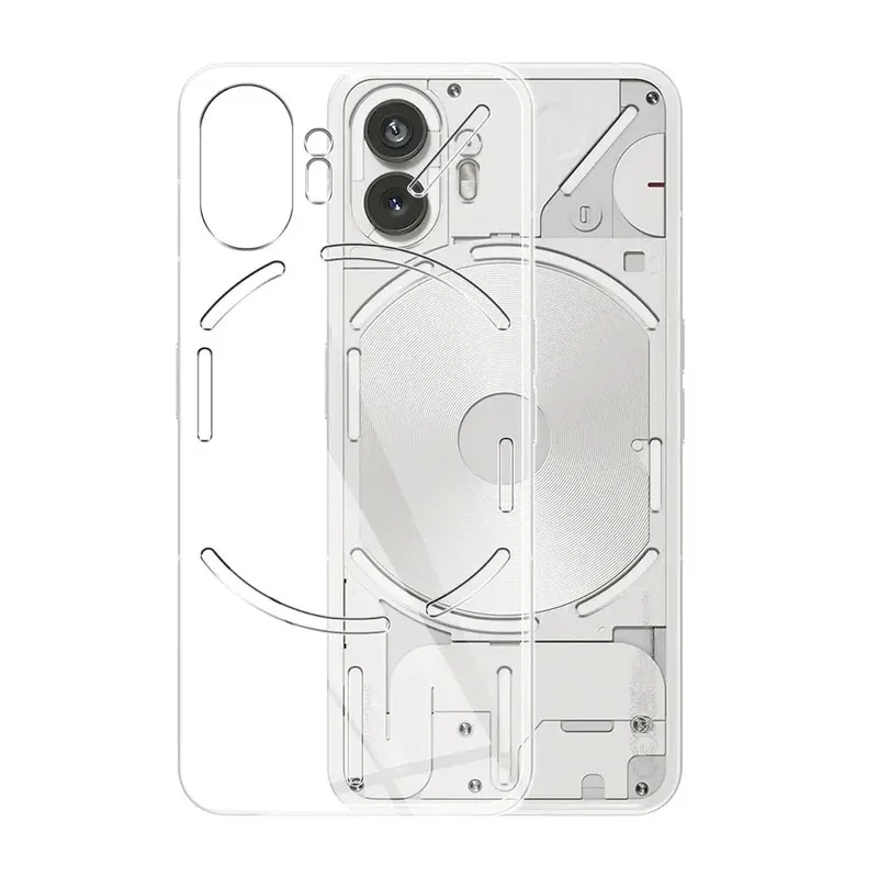 Clear Silicone Shockproof Phone Case - Soft TPU Bumper Cover