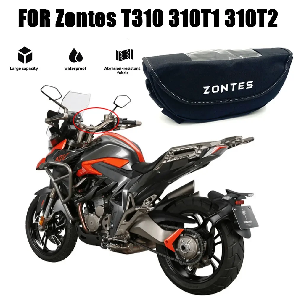 Für zontes t310 310 t t1 t2 t1 t2 motorrad wasserdichte tasche navigation universal motorrad werkzeug rucksack portabl