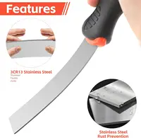 Putty knife,9 Piece Stainless Steel Paint Scraper Tool Set,With Taping Knife Tool for Repairing Drywall, Removing Wallpaper 2