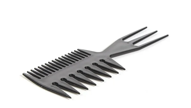 Big Teeth Double Side Tooth Combs Fish Bone Shape Hair Brush Barber Hair Dyeing Cutting Coloring Brush Man Hair Styling Tool 4