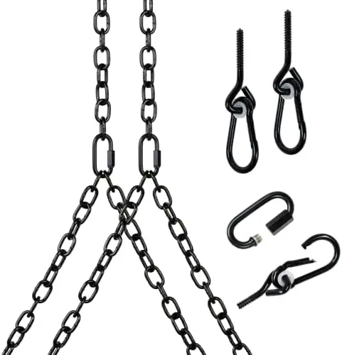 

Duty 700 Lb Porch Swing Black Hanging Chain Kit (8 Foot Ceiling)