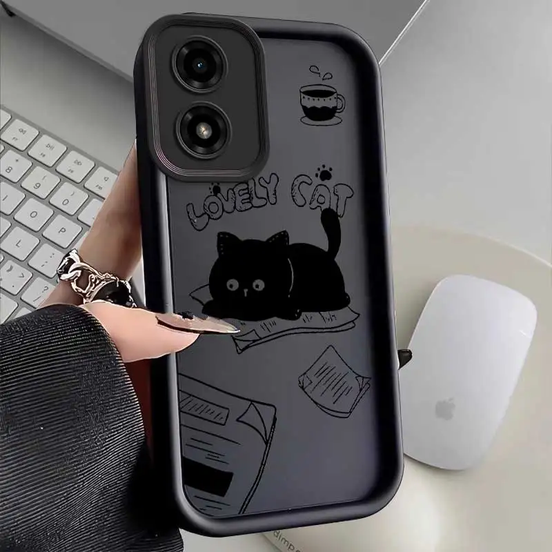 Sleek Sky Eye Cat Design Phone Case - G Series Cover