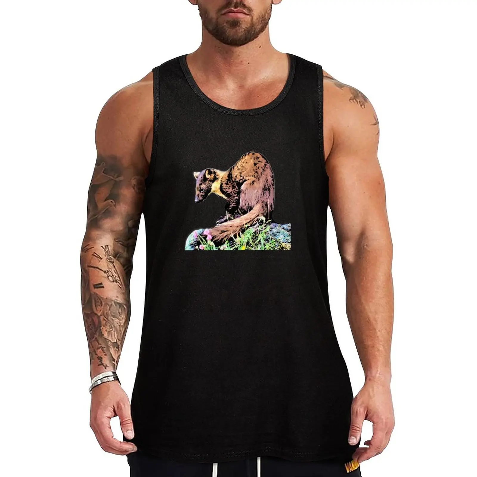 

New Pine Marten Tank Top mens clothing fitness essentials man sexycostume