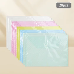 Set of 10 Transparent A4 Document Organizer Folders (Random 20pcs)