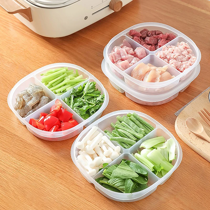 

Контейнер для хранения еды, 4 ячейки