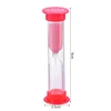 2/3/5/10 Minute Colorful Hourglass Sandglass Sand Clock Timers Sand Timer Shower Timer Tooth Brushing Timer Children Home Decors 2