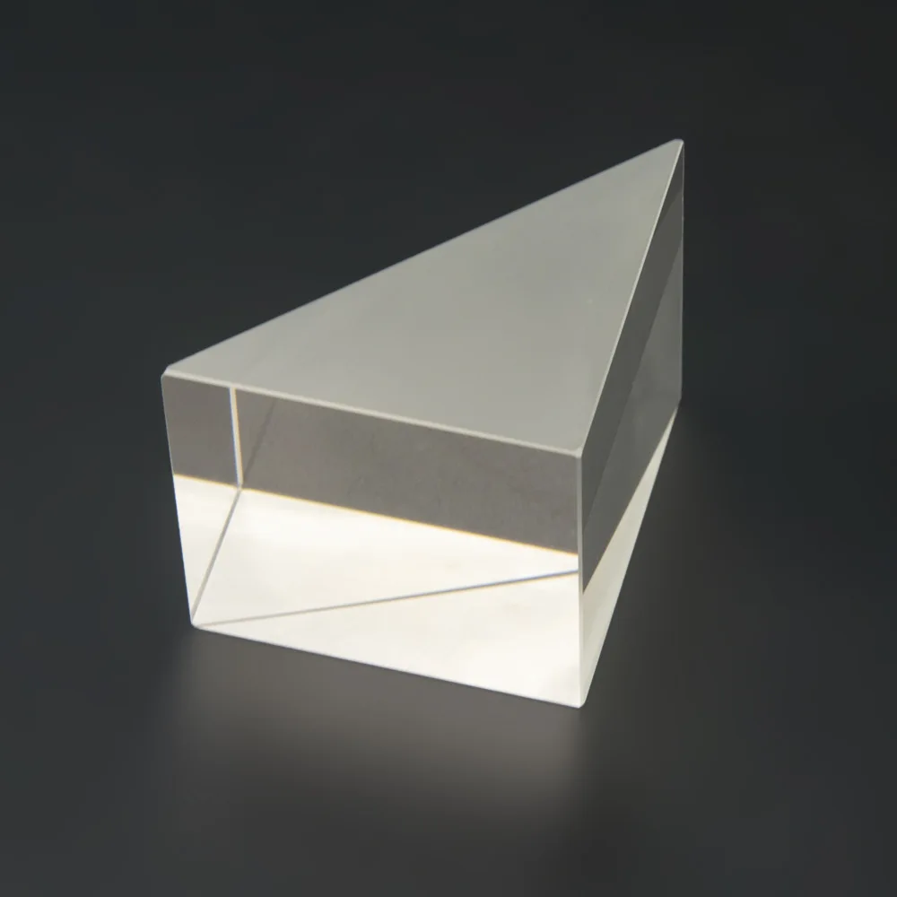 Optical Prisms Photography Prism 10x10x10mm Triangular Prism 45 Degree Right Angle Prism Visual Measurement Reflection