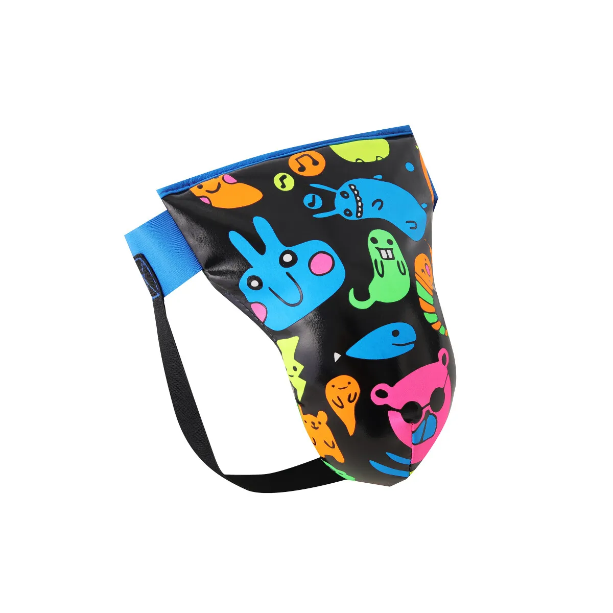 Dracula Boxing Kid Crotch Protection MMA Muay Thai Karate Judo Taekwondo Kickboxing Abdominal Guard Martial Arts Groin Gear