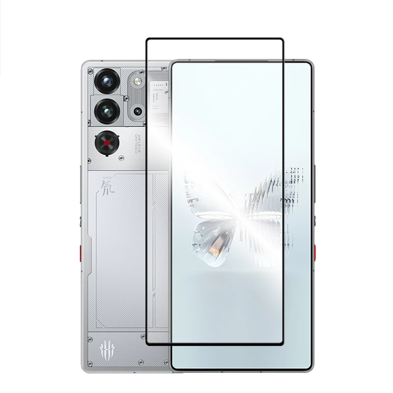 Premium 6-in-1 Tempered Glass Screen Protector, 6.85-inch Full Cover Glue, HD Clarity