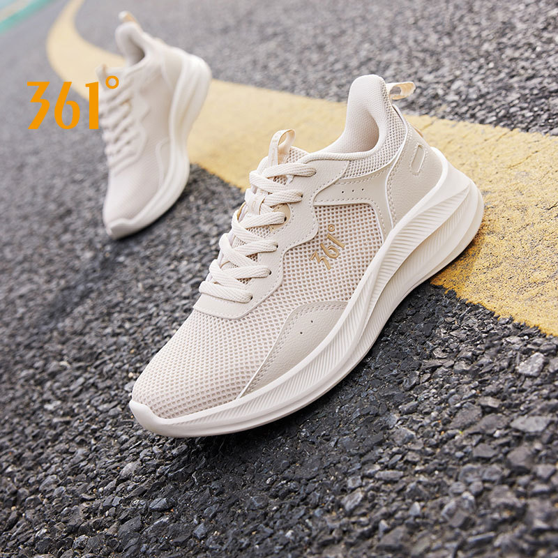 361 Degrees Women Running Sports Shoes Casual Summer Comfortable Breathable Lightweight Non-Slip Entry-Level Sneakers 682422248F