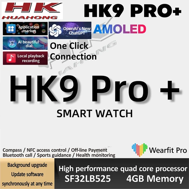 Original HK9 Pro + Smart Watch Women Men GPT Bluetooth call 