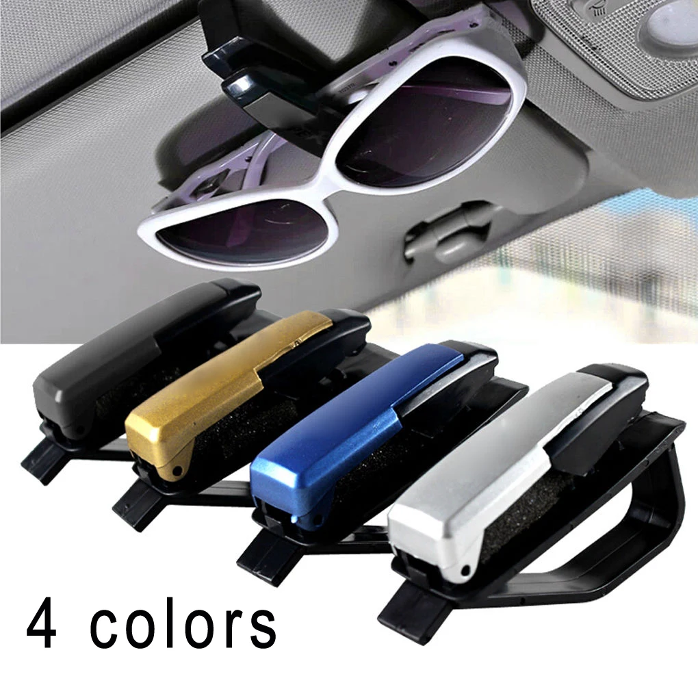 

Auto Sun Visor Glasses Fastener Clip Holder Sunglasses Eyeglasses Ticket Card Universal Multi-Function Car Interior Part