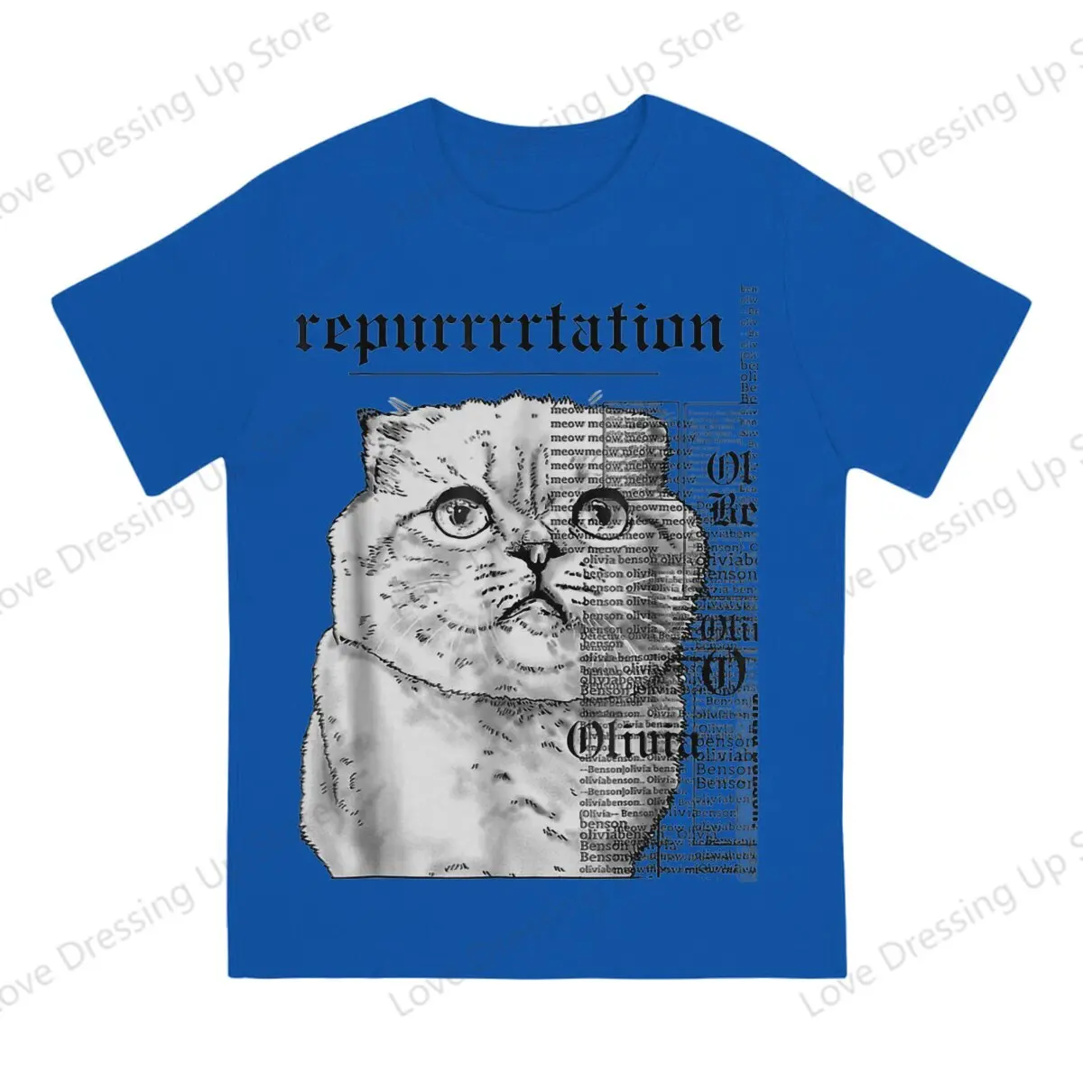 thumbnail image 1 of Camiseta de algodón con estampado grande de Taylor White Cats Swift Rep Tour para hombre, camisetas de manga corta, camisetas deportivas, 1 of 5