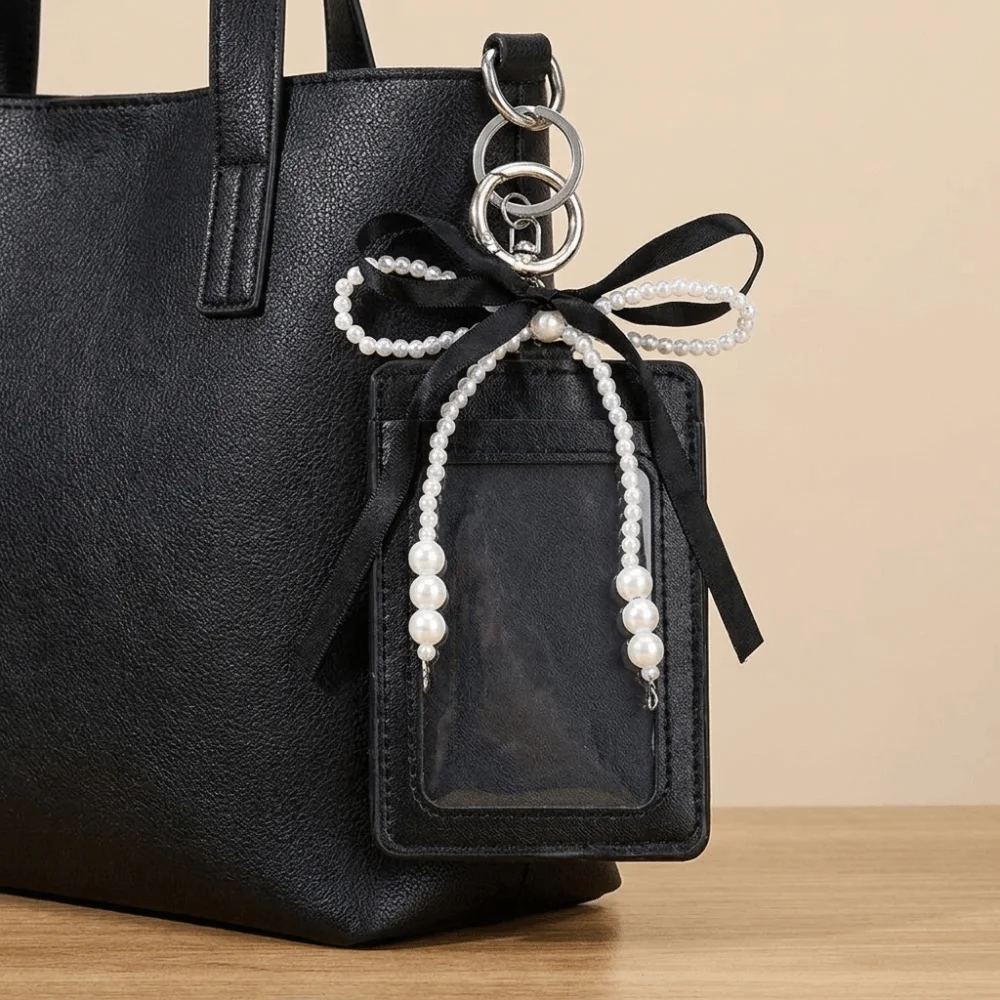 Portafoglio da Donna in Pelle PU Sottile con Molteplici Scomparti, Porta Carte Corto, Porta Fotocard Multifunzionale con Fiocco, Porta Carte da Viaggio - immagine 4