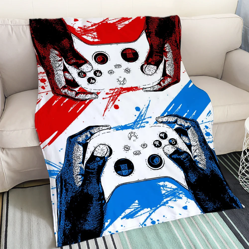 Blanket Large Game Controler Luxury Blankets for Decorative Sofa Home and Decoration Summer Blanket King Size Blankets & Throw 5