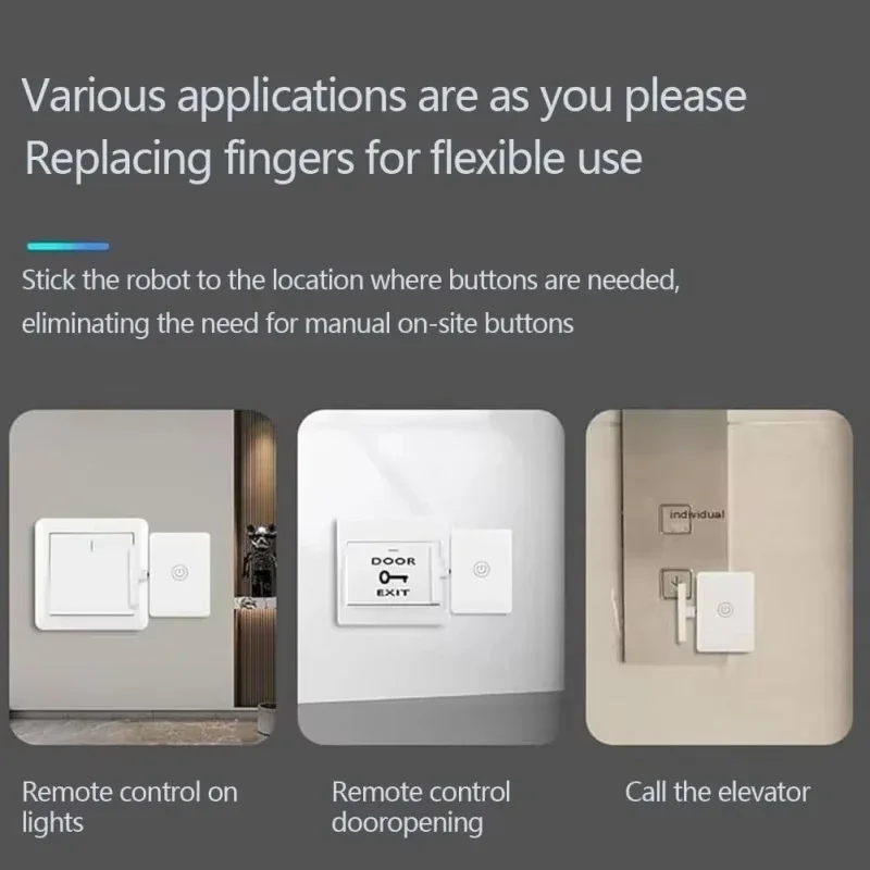 Wiring-Free Wireless Remote Control Turn Off/on Tool Automatic Button Pusher Lazy Light Off Switchs Button