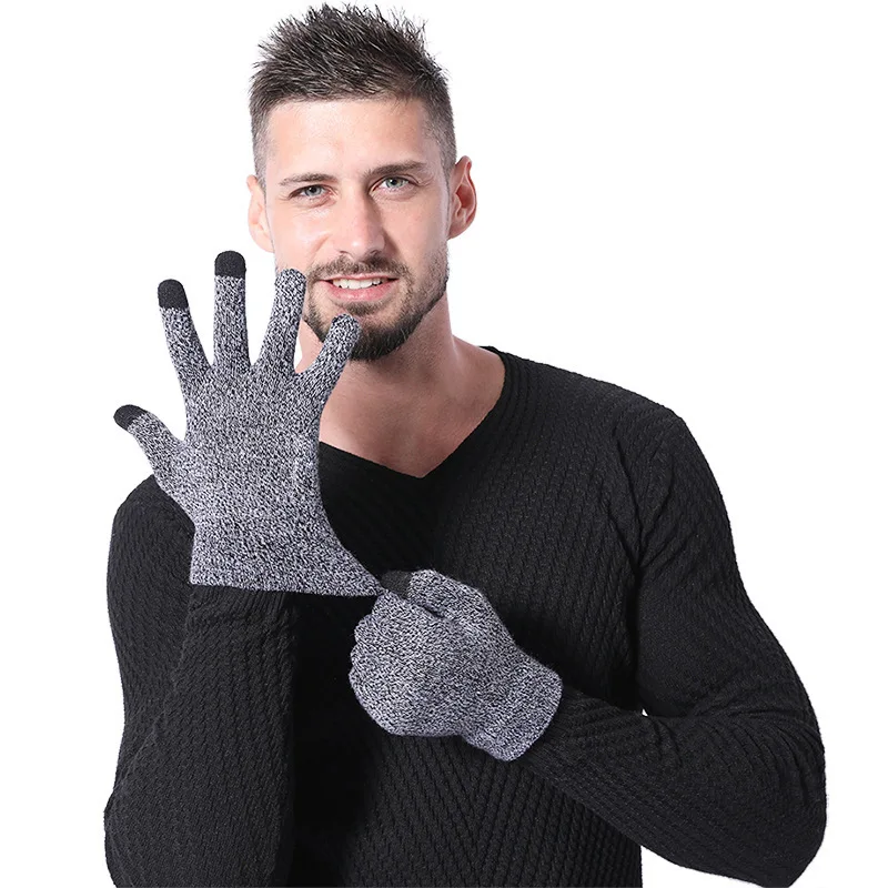 Premium Winter Touchscreen Wool Gloves - Warm, Anti-Slip, Unisex