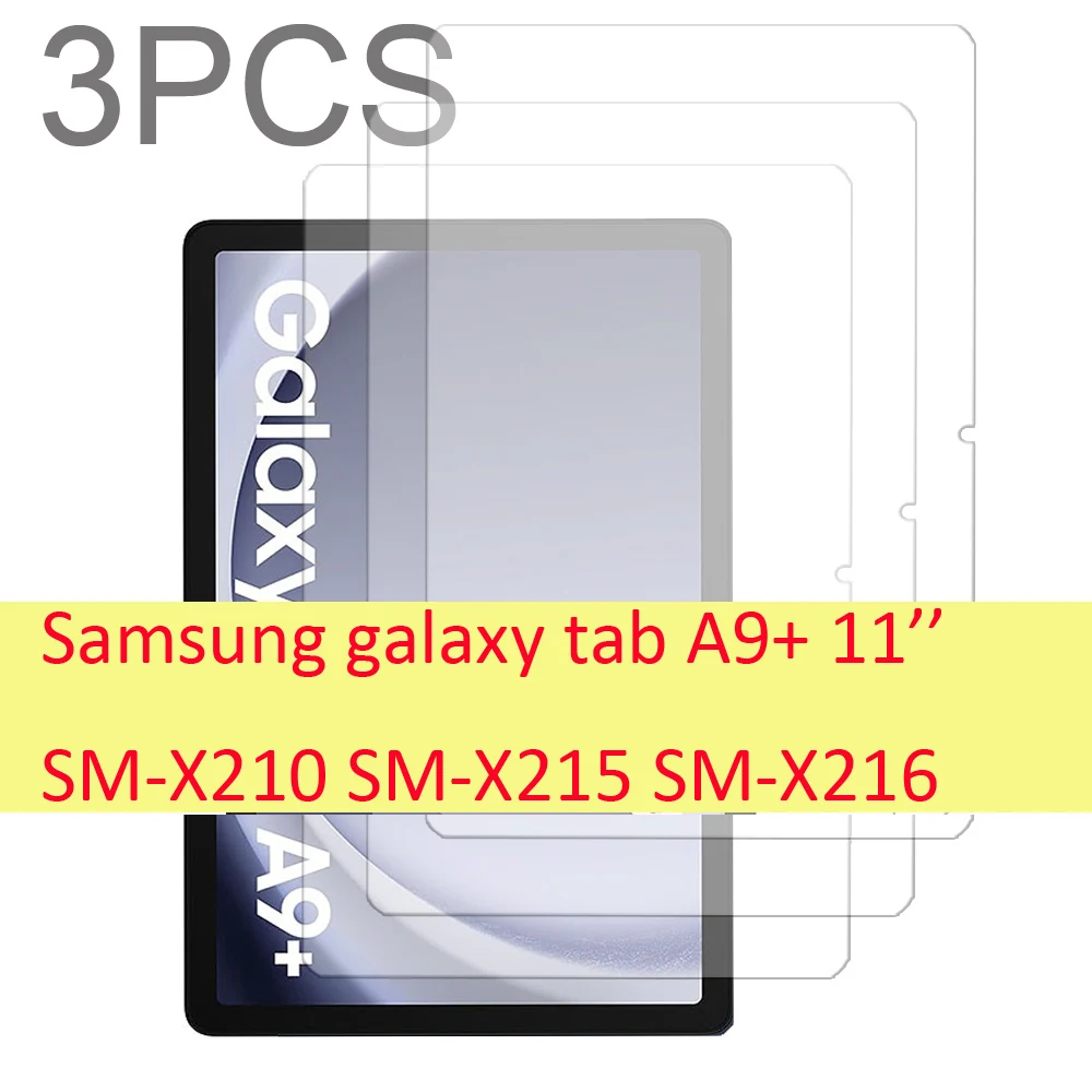 3PCS Premium Glass Screen Protector Set