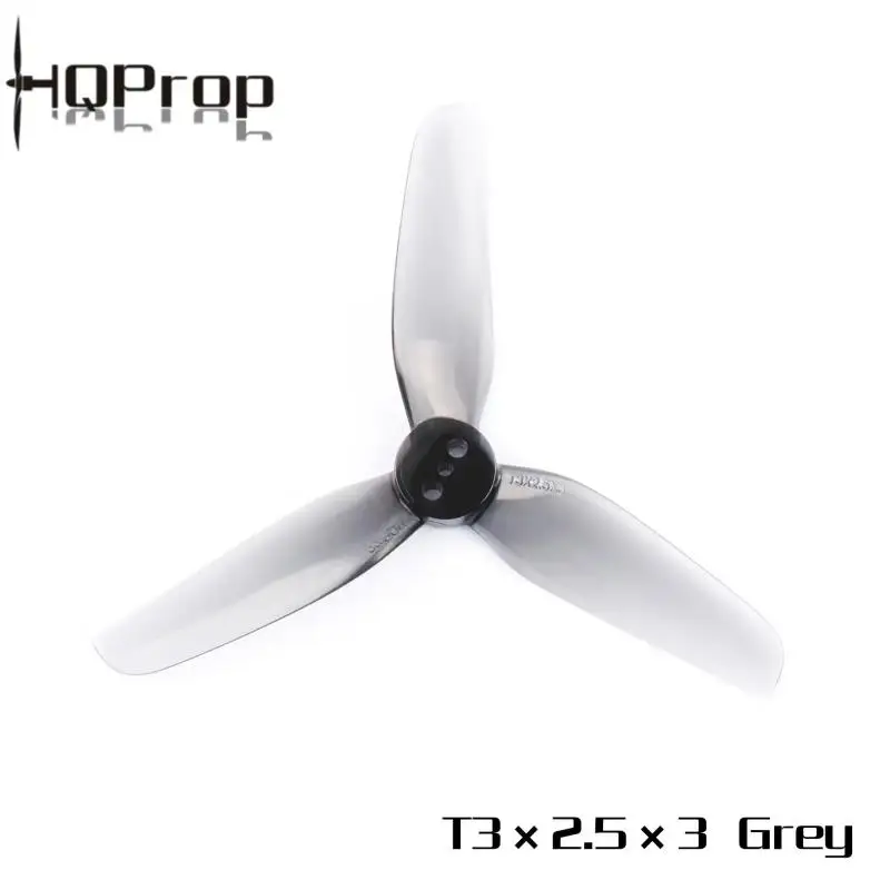 HQProp T3X2.5X3 3025 3-Blade Propeller 3 Inch 76mm PC CW CCW for FPV Racing Drone Quadcopter thumbnail 4