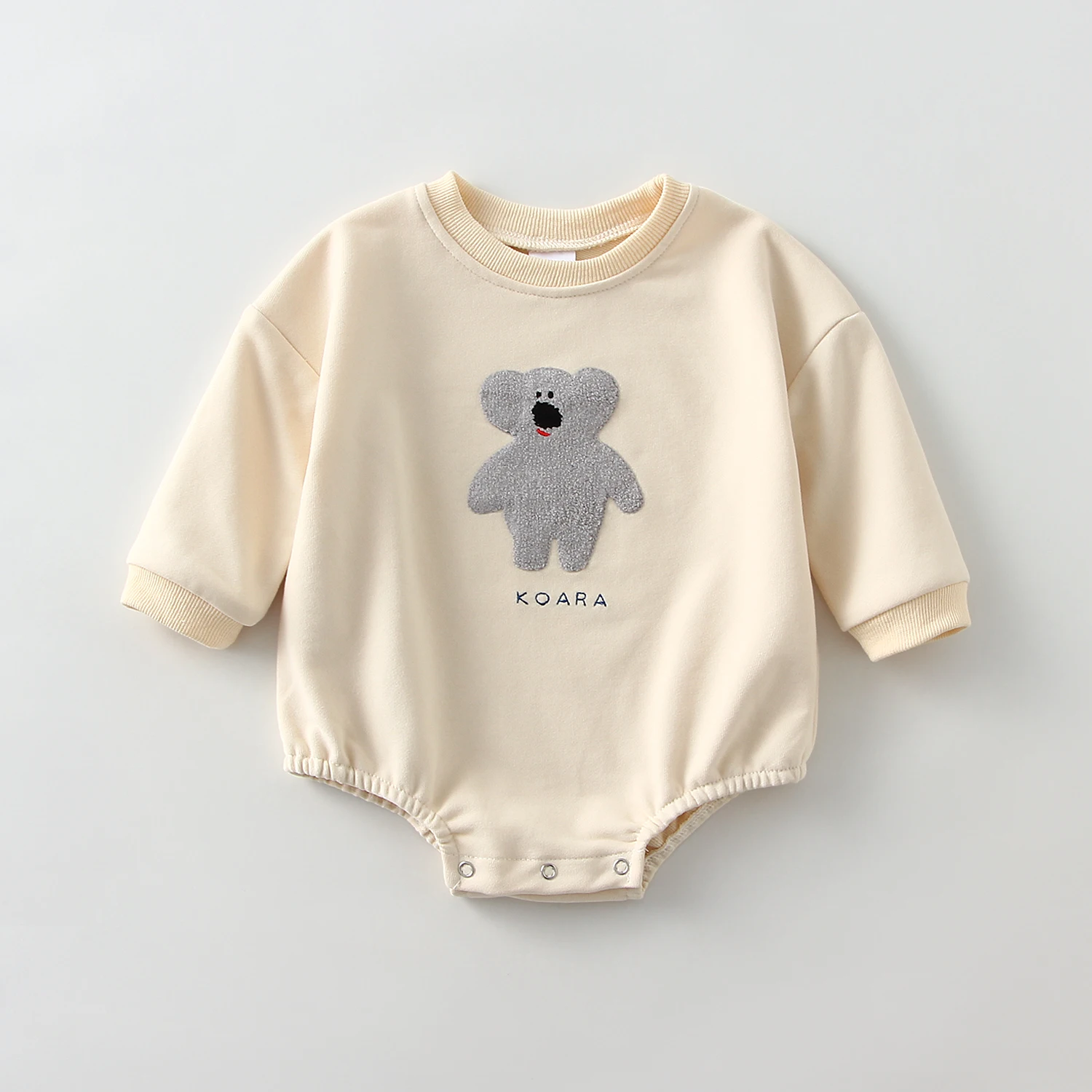 Baby Boys Girls Clothes Spring Print Baby Footed Romper Fashion Cotton Infant Jumpsuit Long Sleeve Overalls Outfit 0-12M