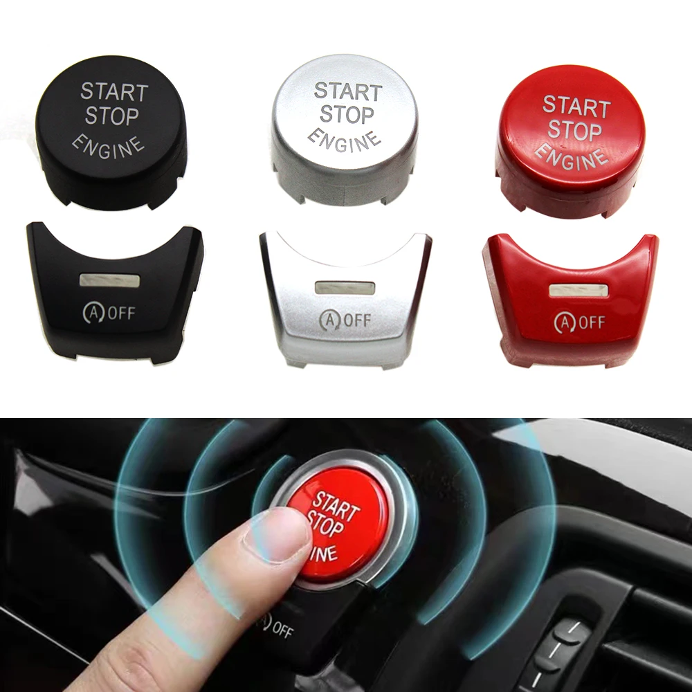 

Electronic Engine Ignition Start Stop Switch Cover Automotive OFF Button For BMW 5 6 7 Series F10 F11 F07 F06 F12 F13 F01 F02