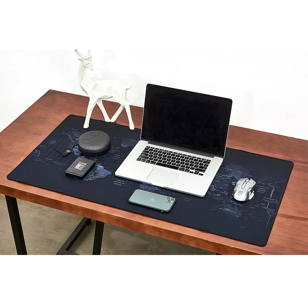 Ancient Speed Locking Edge Natural Rubber Mouse Pad Waterproof Game Desk Keyboard Mat For Warcraft