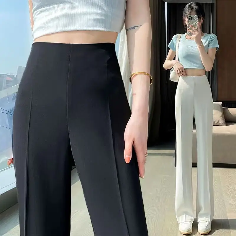 

Womens Tailoring Pants Office Work Clothing G Casual Trends 2023 One Size Comfortable Stretch Cotton 90s Xxl Trousers for Women