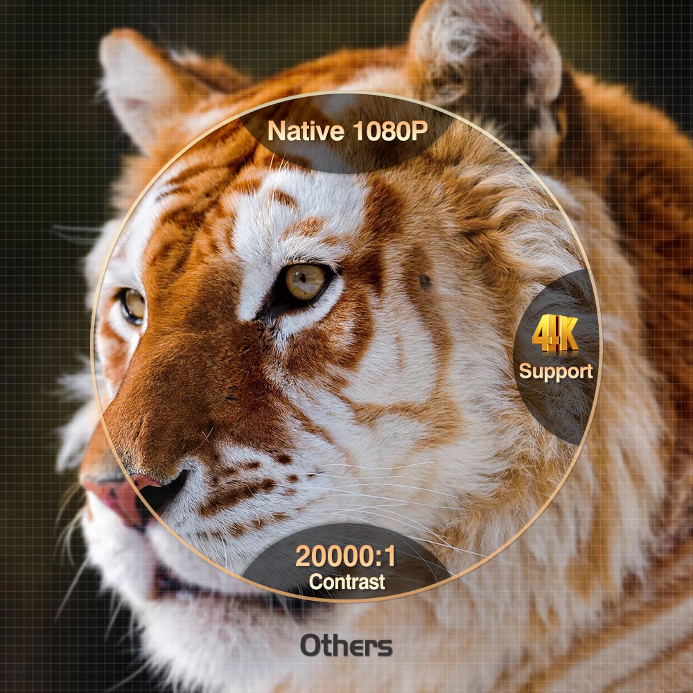 جهاز عرض منزلي ذكي 4K فائق الدقة