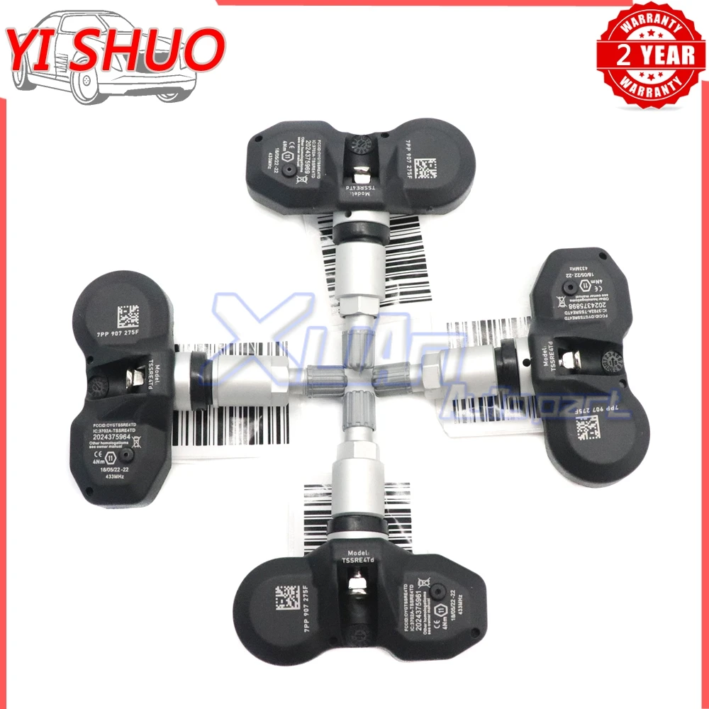 Tpms Monitoraggio Della Pressione Dei Pneumatici Sensore Di 7Pp907275F Per Bentley Mulsanne Lamborghini Aventador Gallardo Huracán Murcielago 433Mhz