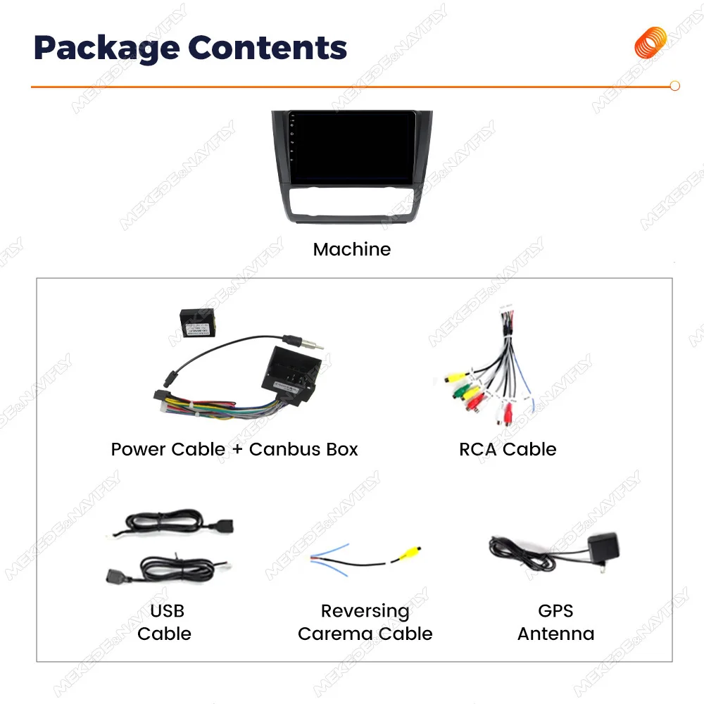 For BMW 1 Series E81 E82 E88 bmw E87 2004 - 2011 Android 14 Car radio Multimedia Player car intelligent system GPS Carplay+Auto