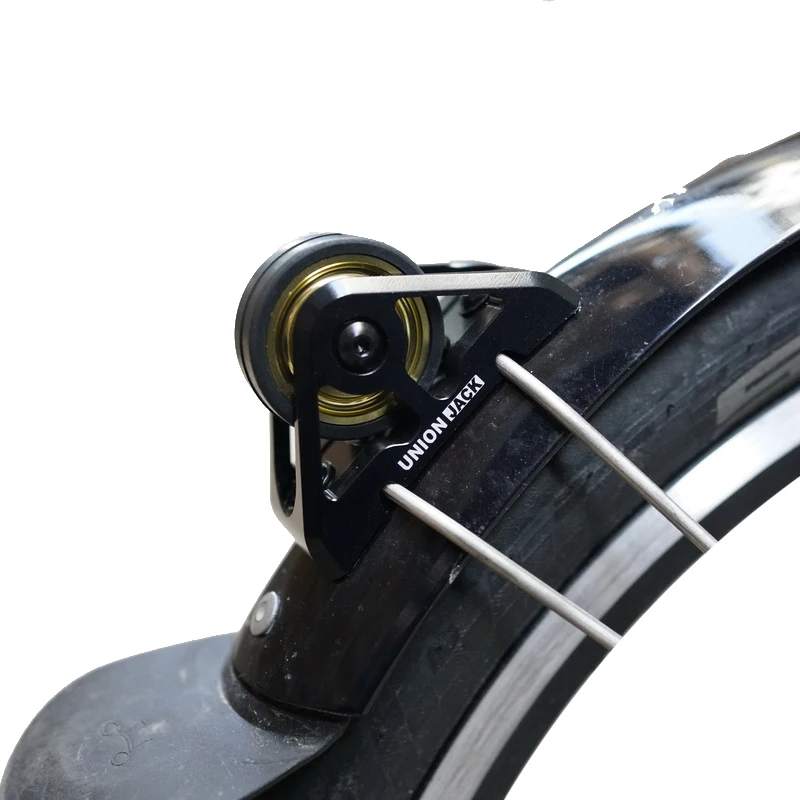

Unionjack Folding Bike TPline Conversion Push Convenience Wheel Wide Body Mudguard Easy Wheel 49g For Brompton