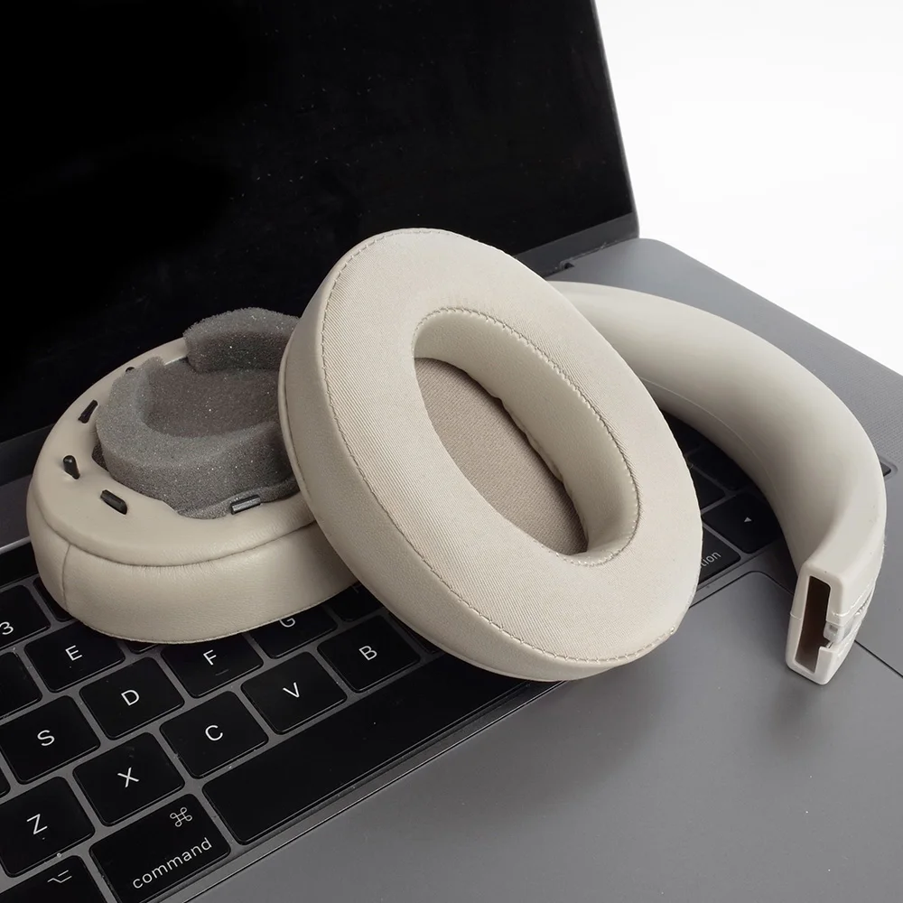 Earpads Compatible with SONY WH-1000XM3 Protein leather Memory foam Ear Pads Cushions Replacement Over-Ear Headphones Soft Pro