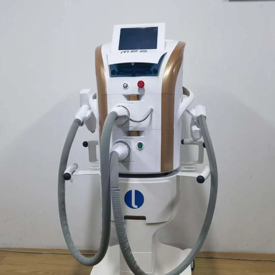 M22 OPT Elight Yag Laser 2 IN 1 Face Vascular Treatment Hair Removal Tattoo Removal Laser Machine