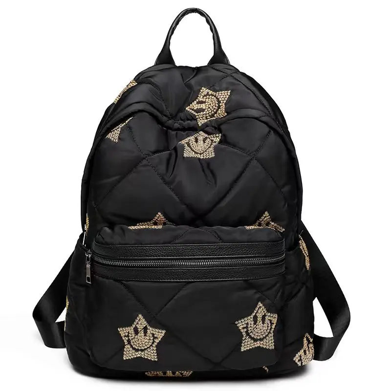 

2023 Autumn/Winter New Space Cotton Port Style Camo Cool Fashion Casual Versatile Large Capacity Backpack