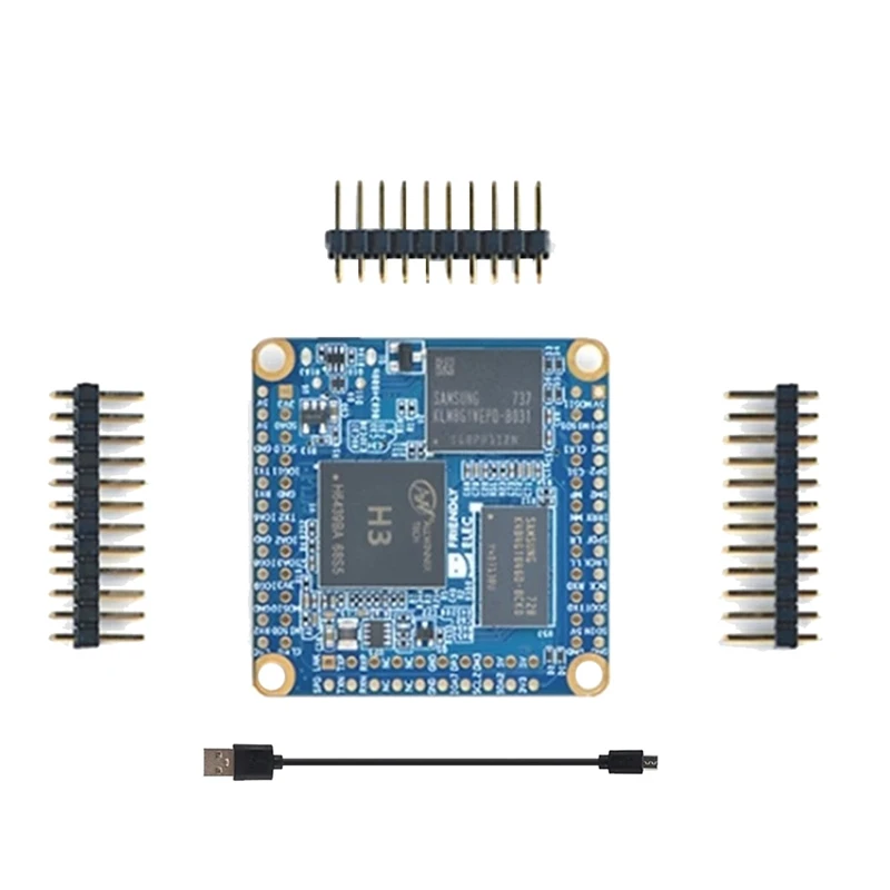 

Макетная плата + контактный разъем + Кабель Micro-USB 512 МБ + 8 Гб Allwinger H3 Quad Core Ubuntu Core Iot макетная плата