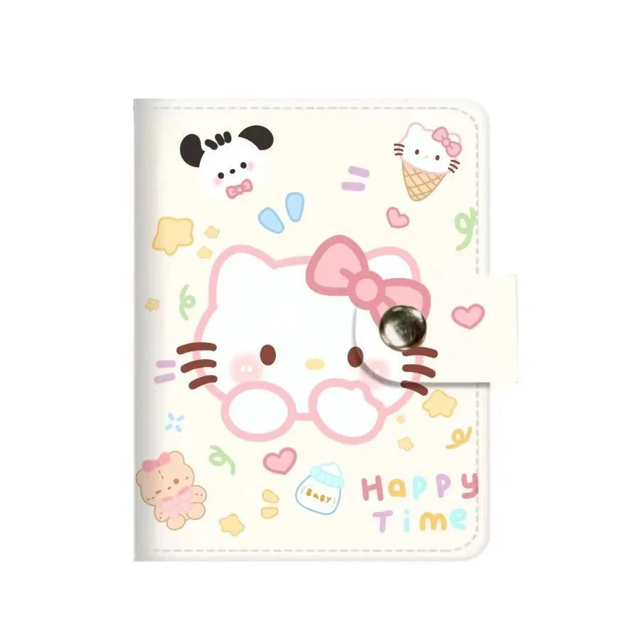 Coin Purse Wallet Sanrio Hellokitty Purse Loopy Bag Snoopy Short Coin Wallet Disney Anime Cartoon Cute Zipper Student Id Holders Multi Slot Bag