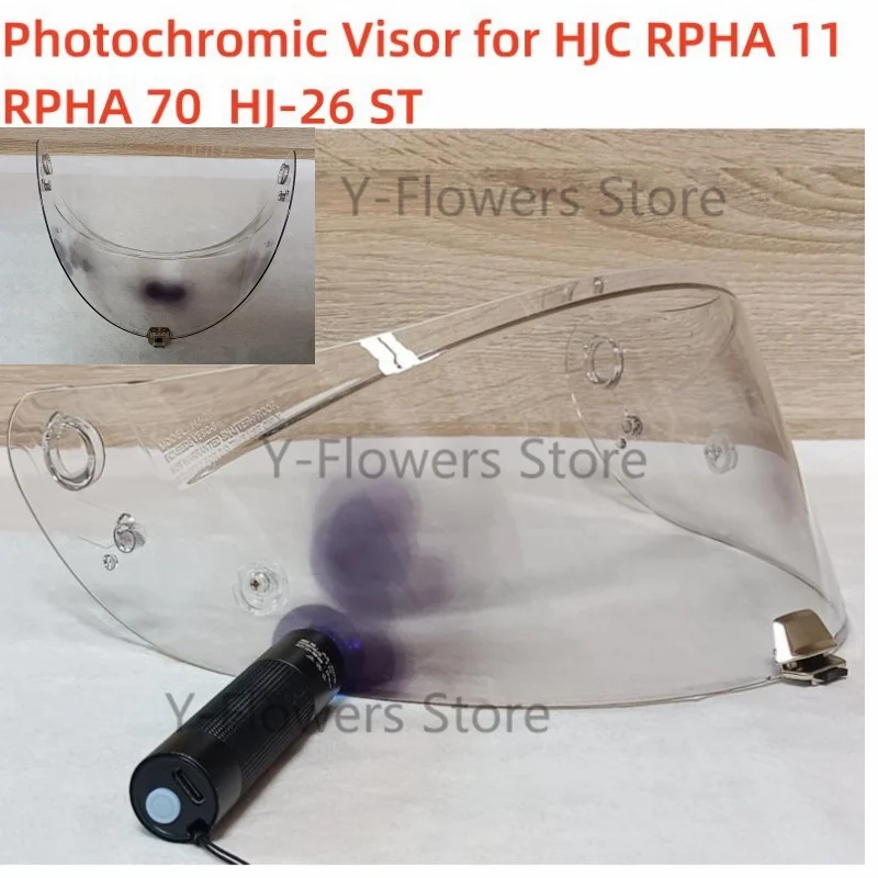 Photochromic Visor for HJC RPHA 11 RPHA 70 HJ-26 ST HJ26 Dustproof ...