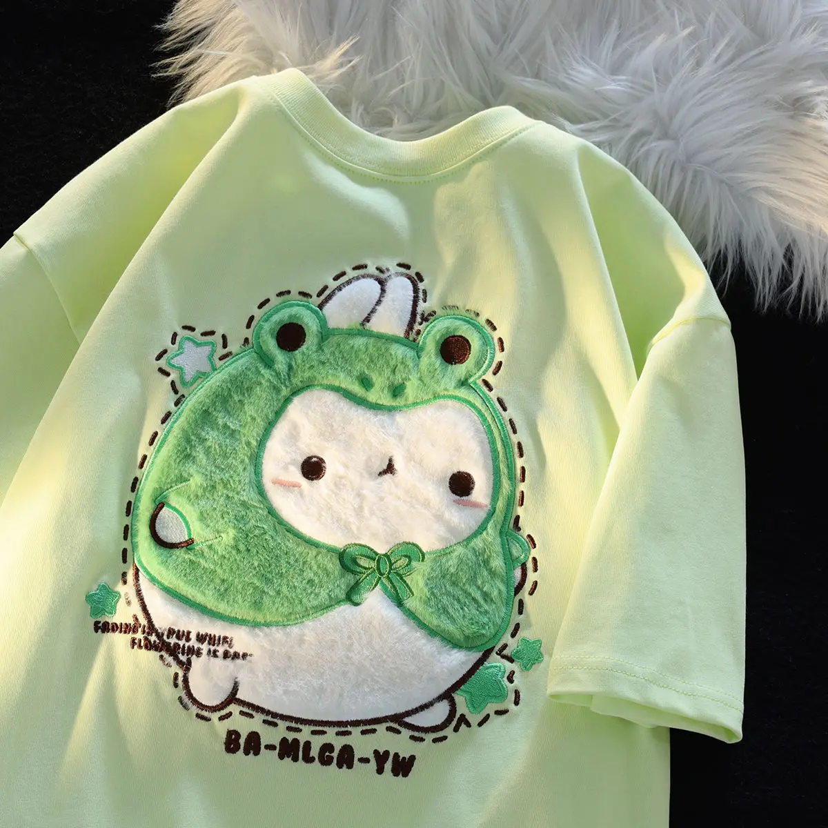 

Kawaii T Shirt Cartoon Women's Print Vintage Harajuku Oversized T-shirt Summer Short Sleeve Woman Streetwear Tops Y2k Clothes