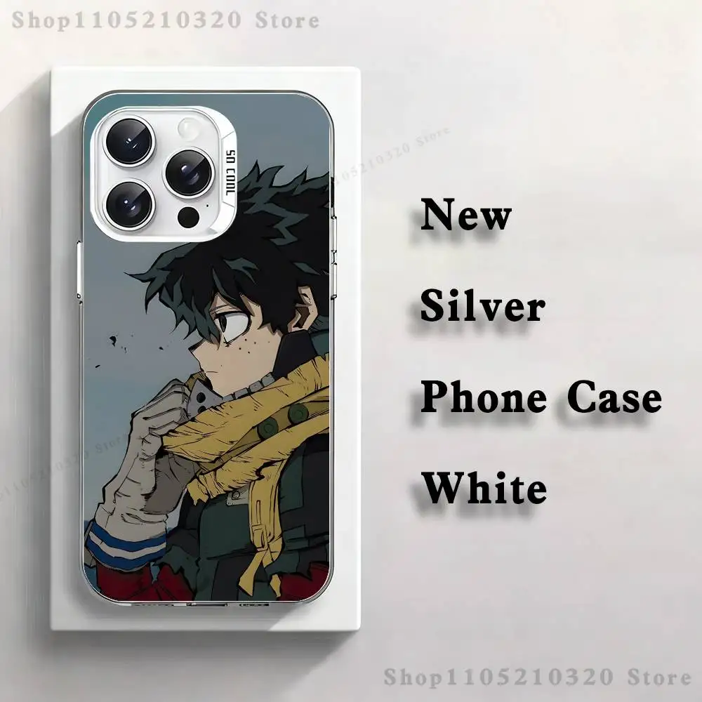 Premium White Matte IMD My H-Hero Academia D-Deku Phone Case