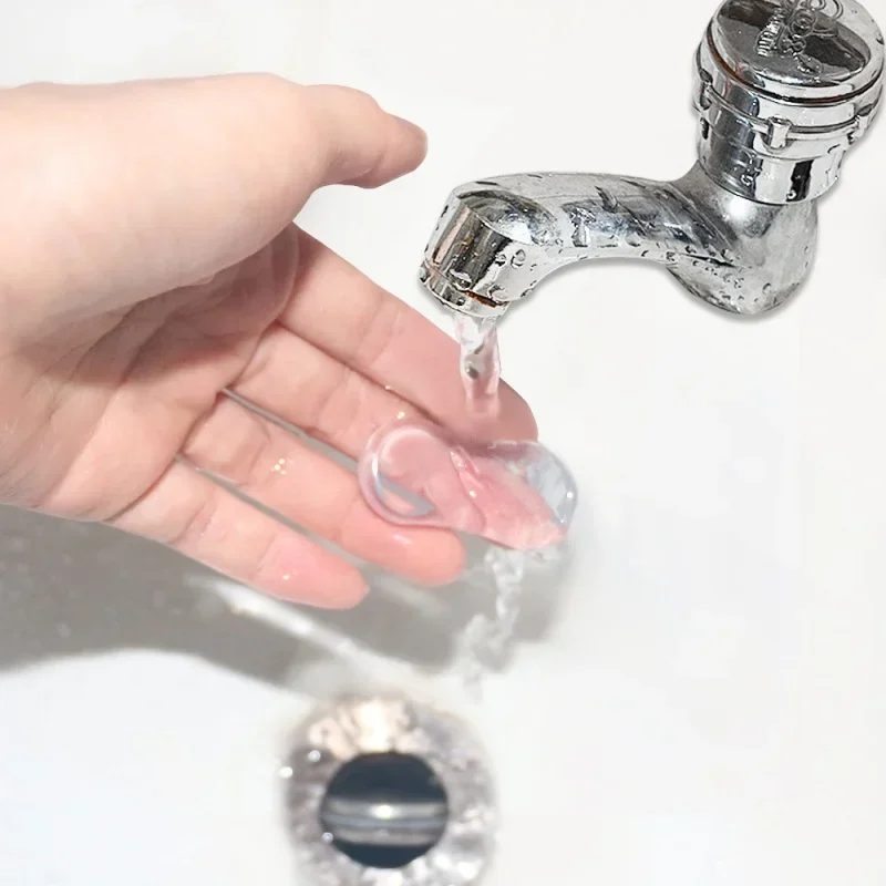 5Pcs/Set Toilet Seat Bumper Anti-collision Cushioning Pads Self-adhesive Anti-slip Cushioning Mat for Bathroom Accessories