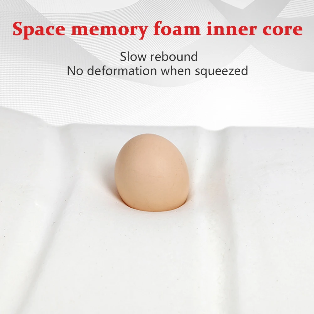 PU Leather Car Headrest Breathable Head Neck Rest Pillow Memory Foam Car Seat Head Support Pillow Neck Cushion Car Accessories