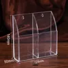 Bracket Remote Storage Box Holder Case Remote Control Storage Box TV Air Conditioner Wall Mount Acrylic Clear Brand New 1