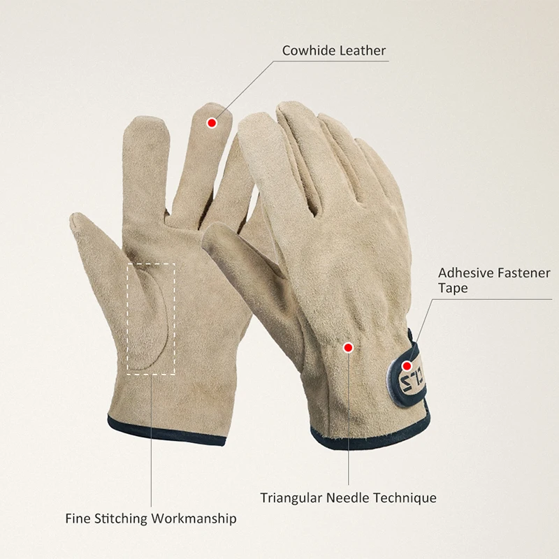 Camping Protective Work Gloves for Cooking, barbecue,Baking,Cutting Firewood,and Hunting Heat Insulation Wear Resistan Gloves