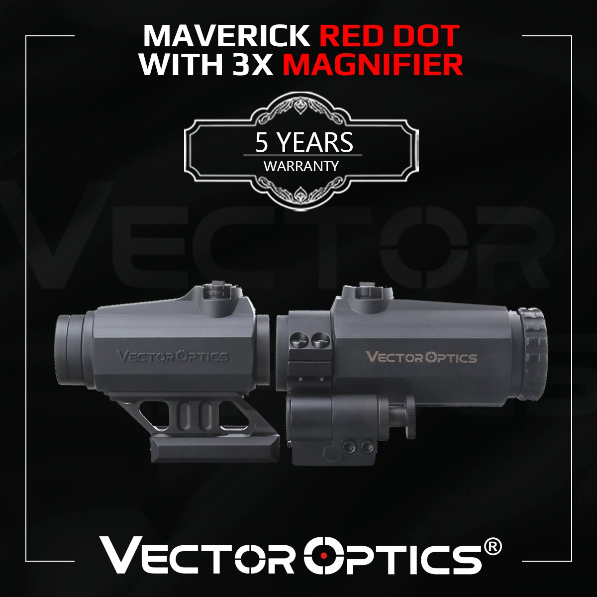 Red Dot Magnifier Combo | Vector Optics Maverick | Red Dot Sight 
