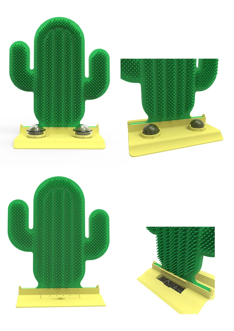 Title 9, HOOPET Cactus Cats Brush Corner Cat Self Groome...