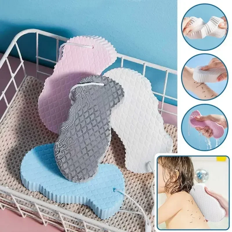 Exfoliating Sponge 3D Magic Children Bath Sponge Body Peeling Dead Skin Exfoliating Massager Cleaning Bath Brush exfoliating sponge