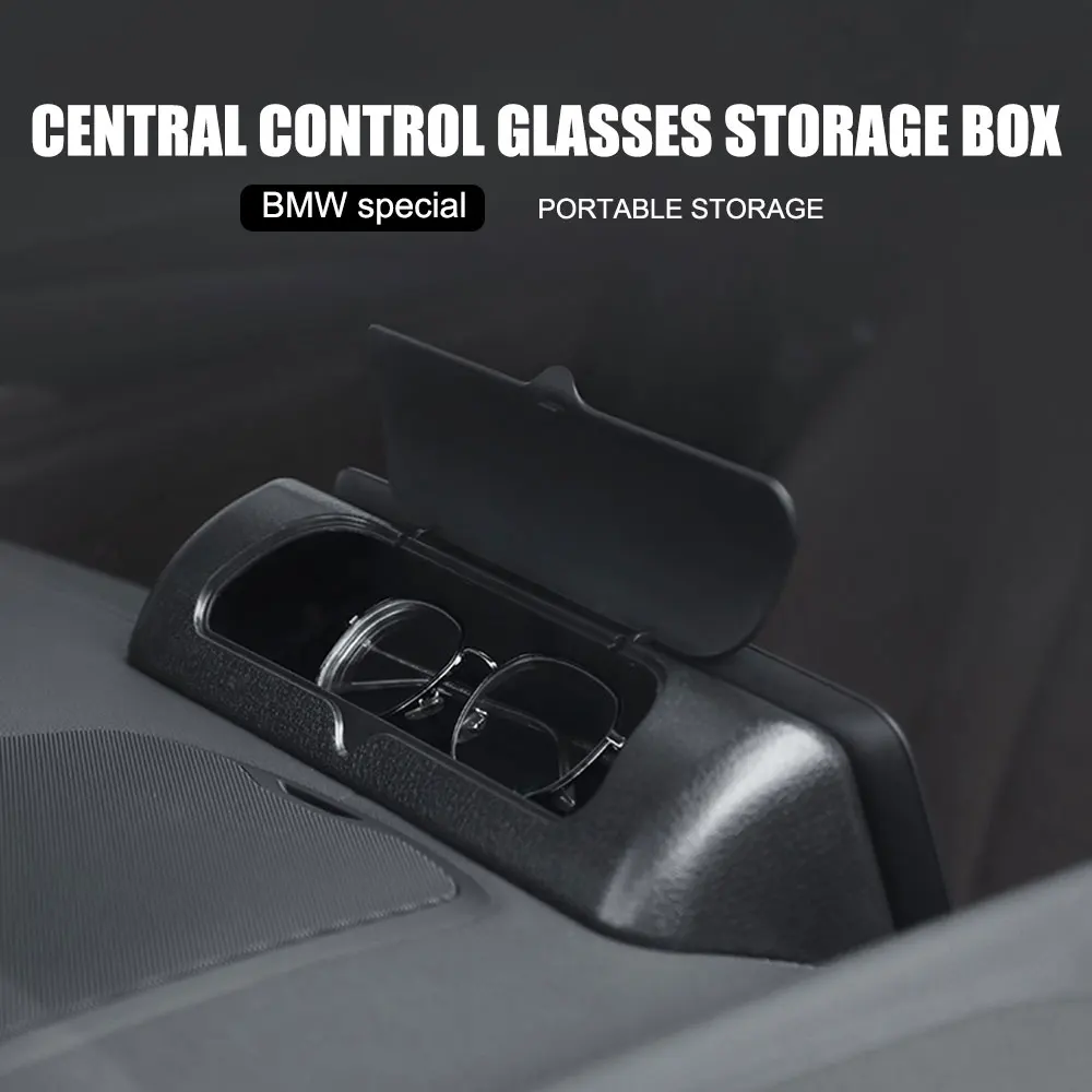 Car Glasses Box Storage Holder Sunglasses Case Clips for BMW 3 5 Series G20  G28 G30 G38 X1 X3 X4 F48 F49 G01G02 G08 Accessories