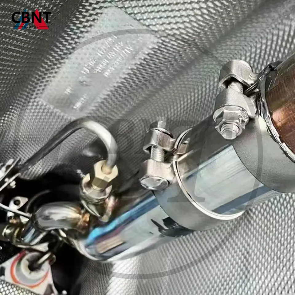 CBNT-304ステンレス鋼の車の排気システム,BMW g80,m3,g82,m4,s58,3.0t,89mm, 3.5