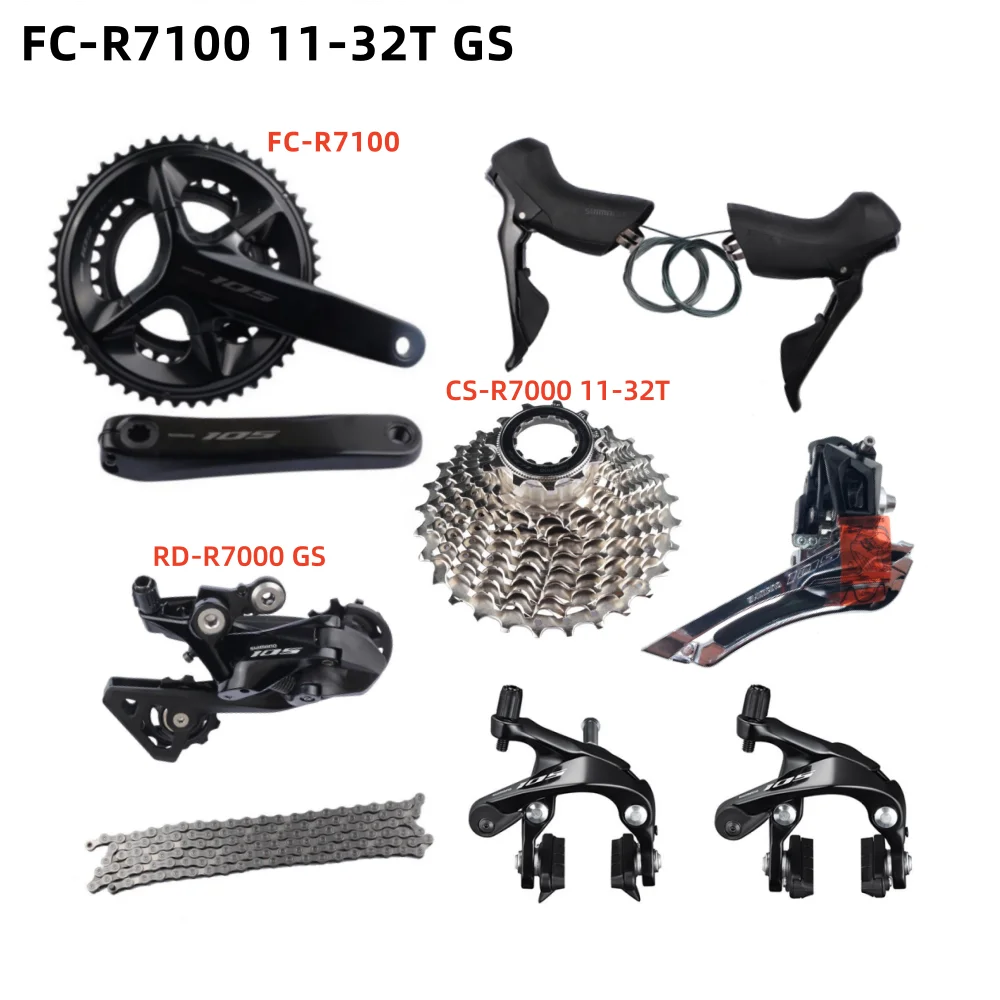 シマノ 105 RD FD CS R7000 Shimano 105 FD-R7000 Front Derailleur | 2x11-speed - black