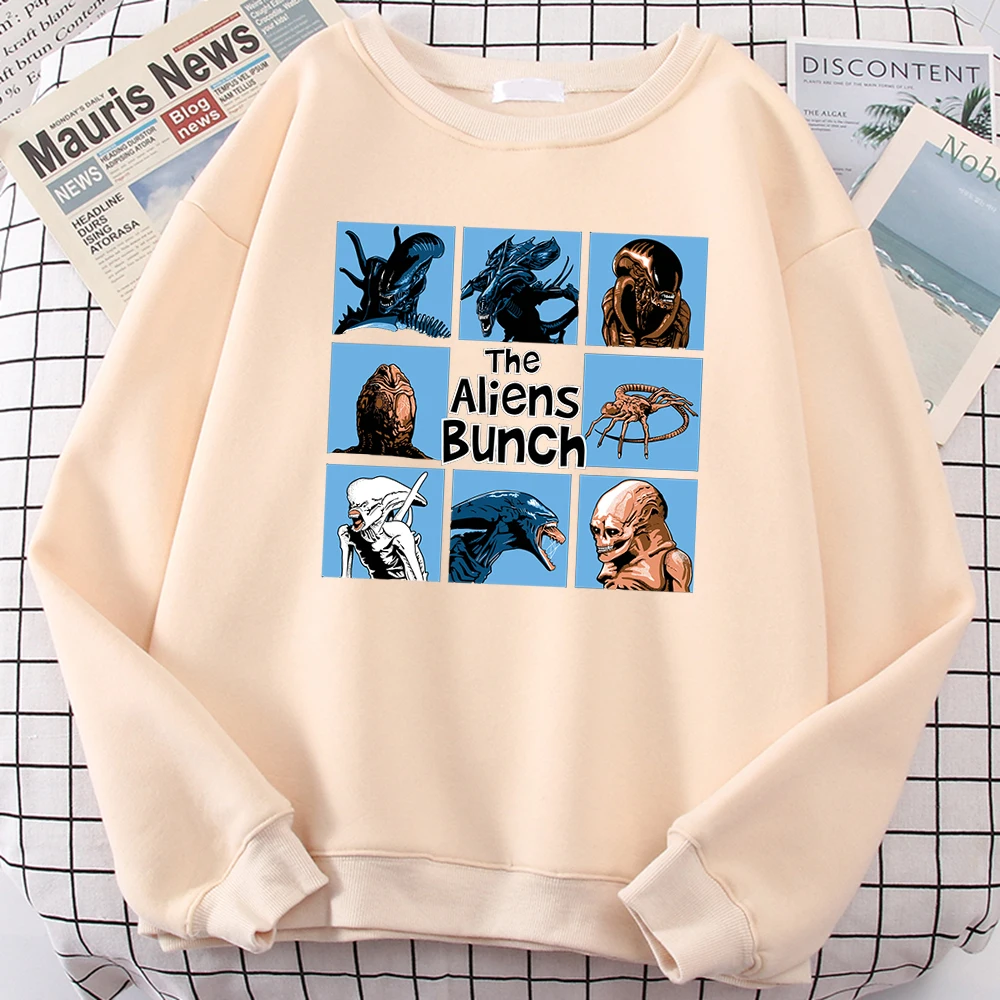 

Many The Aliens Bunch Male Hoodie Hip Hop Loose Sweatshirt Mens Retro Streetwear Tracksuit Mens Casual Harajuku Autumn Clothes